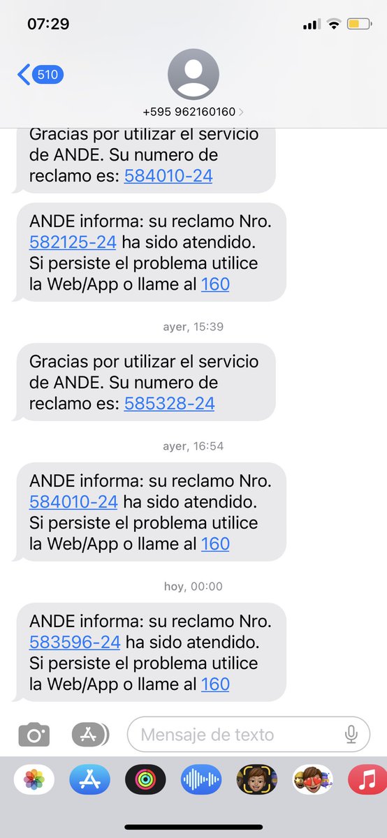 BrunoMeyer91's tweet photo. @ANDEOficial Cuál de todos ? Hice como 30 reclamos 
Les paso los últimos https://t.co/GHzXfnHrw2