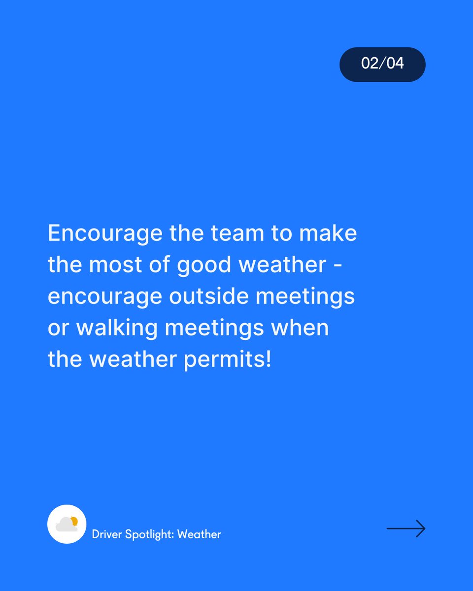 FormScore's tweet image. While taking advantage of pleasant #Weather may seem like a no-brainer, it&apos;s always a good idea to touch base with your team. This is especially important on days when gloomy weather can lower your Team&apos;s FormScore. 

#FormScoreForManagers