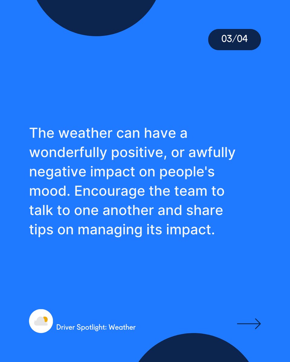 FormScore's tweet image. While taking advantage of pleasant #Weather may seem like a no-brainer, it&apos;s always a good idea to touch base with your team. This is especially important on days when gloomy weather can lower your Team&apos;s FormScore. 

#FormScoreForManagers