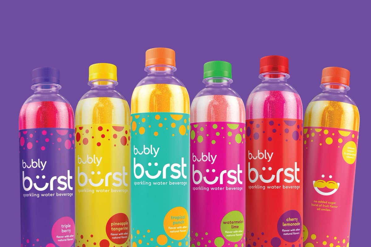 PepsiCo launches bubly burst™: A new flavourful sparkling water option. Read further on our website buff.ly/3Ptdbcd 

#PepsiCo #bublyburst #SparklingWater #NewProduct #Flavorful #Beverage #Innovation #RecyclablePackaging