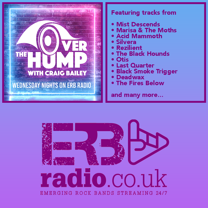 Craig Bailey gets you #OverTheHump tonight at 7pm with a show filled to the brim with great music from @frame42band | #TheSpaceBetween | #Sleep_In_motion | #Cicadastone | #ništa | @FTmusic_uk | #Mist_Descends | @marisa_moths | @acidmammoth | @silveraband | #Rezilient...