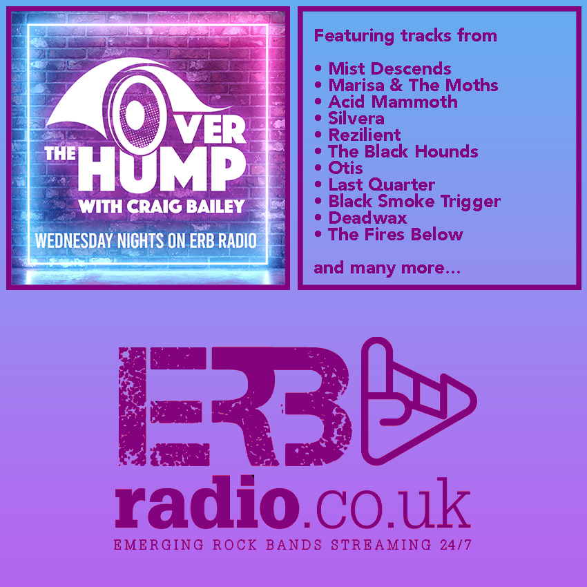 EmergingRock's tweet photo. Craig Bailey gets you #OverTheHump tonight at 7pm with a show filled to the brim with great music from @frame42band | #TheSpaceBetween | #Sleep_In_motion | #Cicadastone | #ništa | @FTmusic_uk | #Mist_Descends | @marisa_moths | @acidmammoth | @silveraband | #Rezilient... https://t.co/3SYEIXUWuM