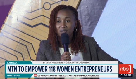 Fireliglntfi's tweet photo. MTN Uganda has enrolled 118 women entrepreneurs as service providers under the Advancing Women Entrepreneurs Program, which is aimed at empowering women in business.

@victor_tayebwa

#NBSLiveAt1 #NBSUpdates https://t.co/DHIxqAupvd