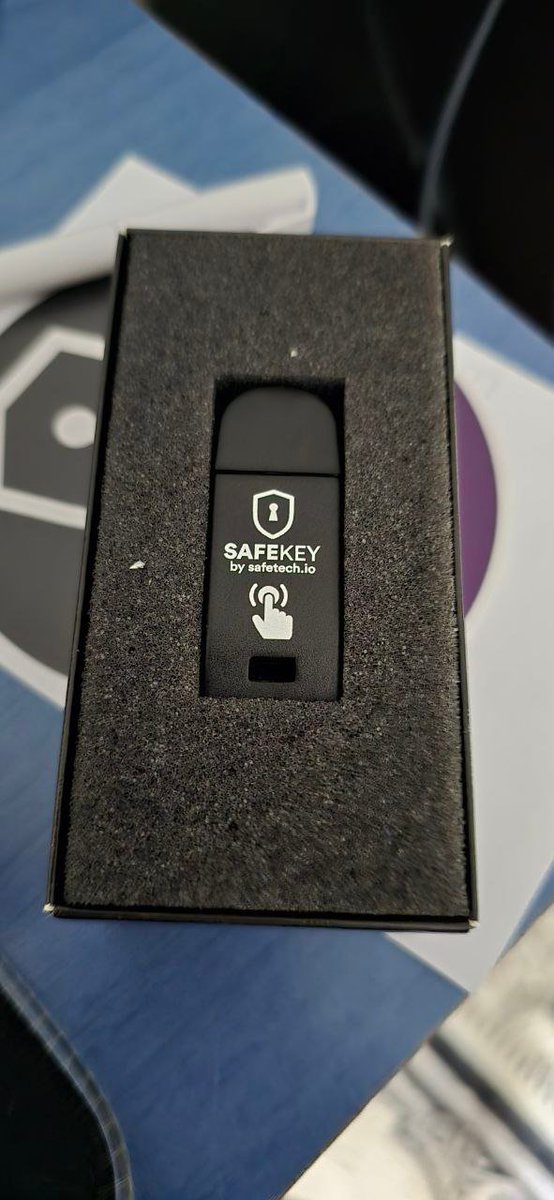 Got mine! <a href="/SafeKeyU2F/">SafeKey by SafeTech</a> is a great piece of hardware to use for 2FA and <a href="/Inheriti_com/">Inheriti®</a> plans / backups!