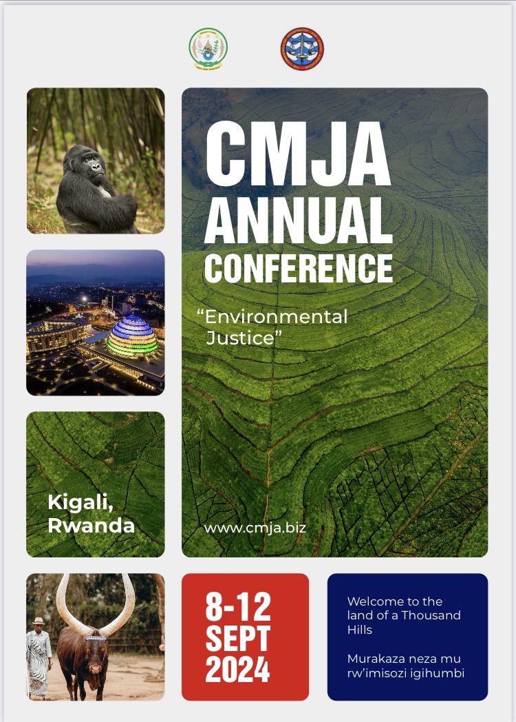 From the 8 – 12 September 2024, the Judiciary of Rwanda will be hosting the Commonwealth Magistrates and Judges’ Association Conference (CMJA). The Conference will be organised under the theme of Environmental Justice. Enjoy the welcoming: shorturl.at/psI34