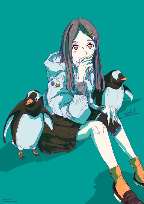 「1girl penguin」 illustration images(Latest)