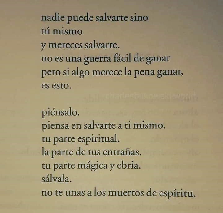 literlandweb1's tweet photo. Charles Bukowski: "Nadie puede salvarte sino tú mismo". https://t.co/TaRDC87Ih9