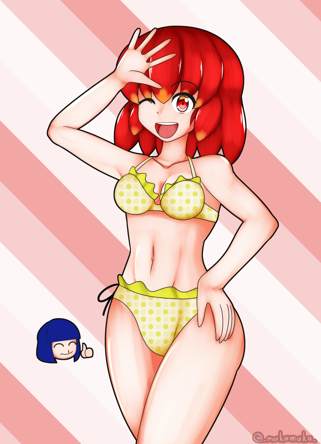 うちの子水着絵ストック
 #3月になったので水着イラストでTLを埋め尽くしませんか 