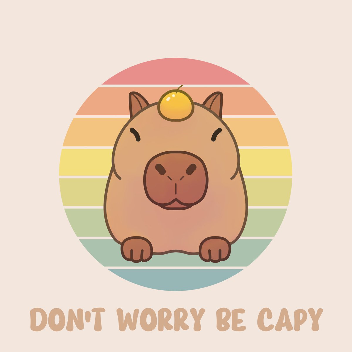JdayDrawing's tweet photo. Don't Worry Be Capy
#Capybara #animal #animallover #kawaii #artist  
.
📌shop in bio📌 https://t.co/MJzbTlIU76