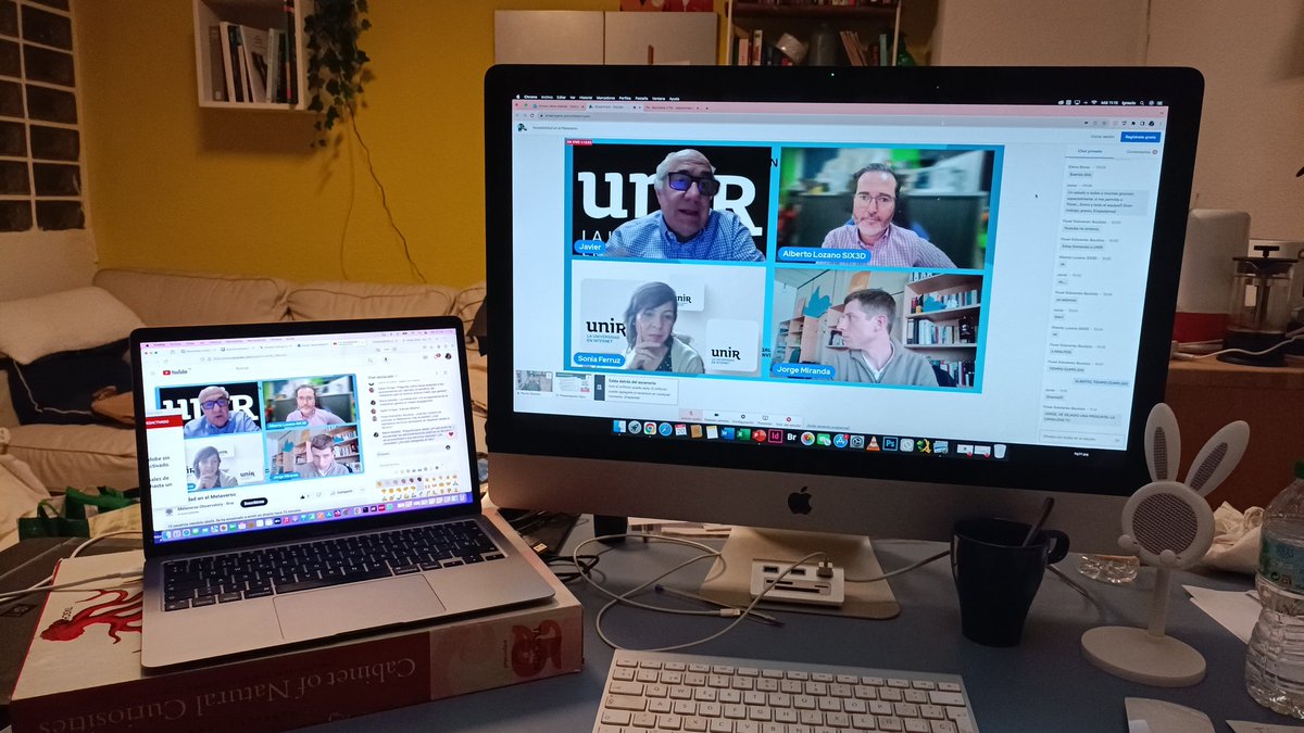 #UNIRMetaverse2024 #MetaversoUNIR2024 seguimos con todo con este maravilloso equipo y ponentes en nuestra Jornada sobre Accesibilidad en el Metaverso. En directo aquí en 👉🏻 <a href="/brandingverse/">Brandingverse</a>