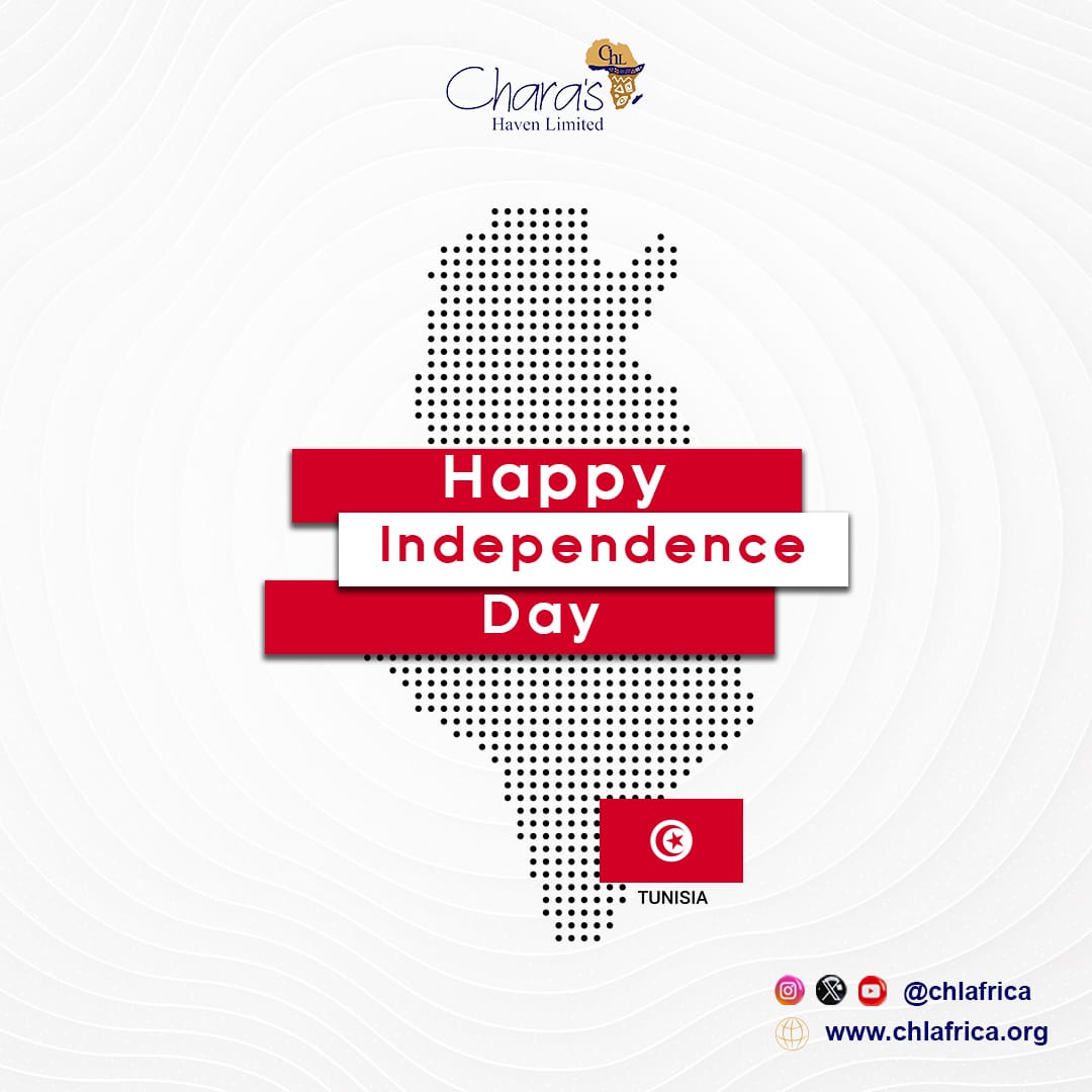 As Tunisia marks 68 years of independence, we express solidarity with our fellow Africans

We salute Tunisia's journey towards liberty and prosperity. 🇹🇳🌍 

#TunisiaAt68
#AfricanUnity 
#CHLAfrica