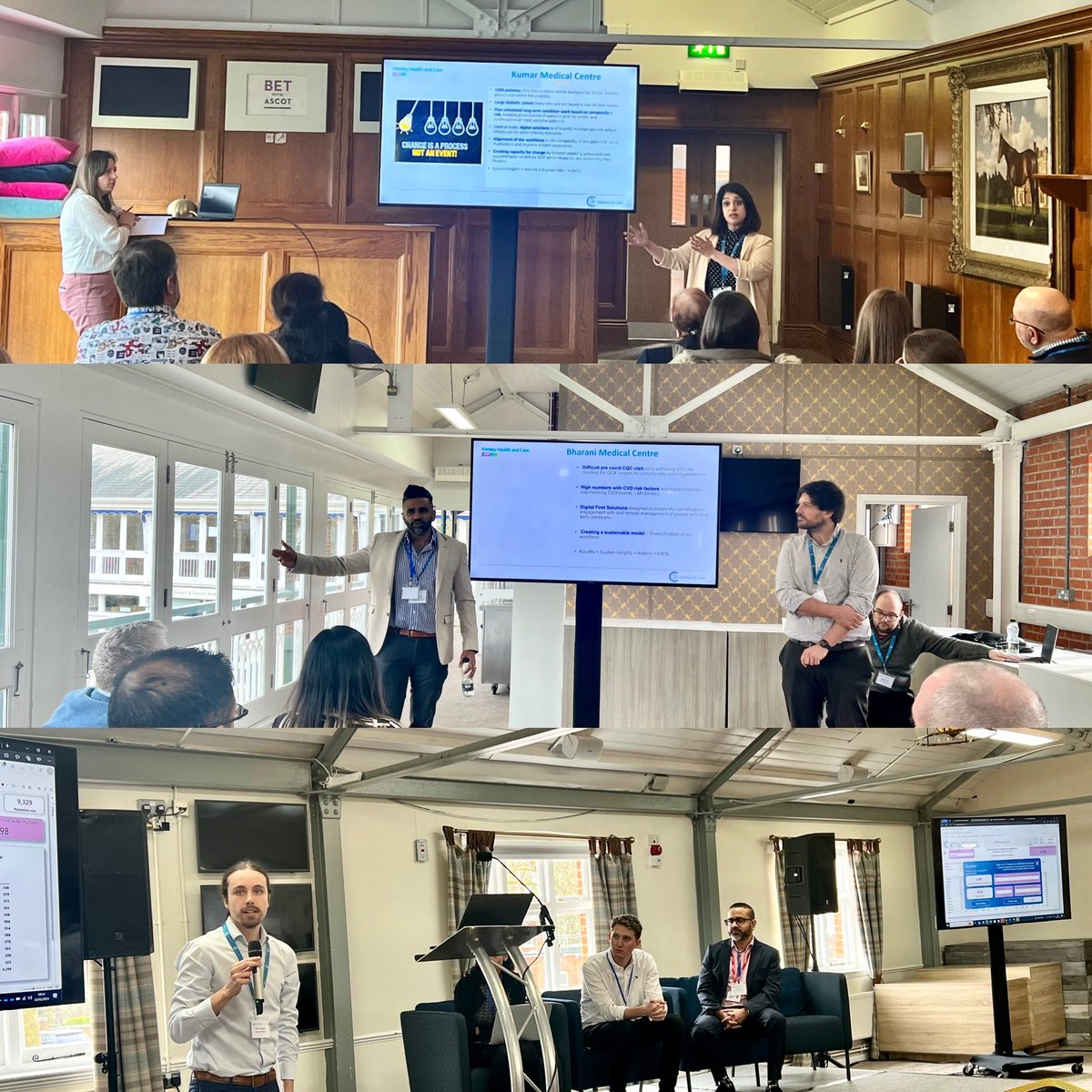 Onto the breakout sessions;A PHM/risk stratified approach to QOF with Ed Williams & @PKGP07, Leveraging digital capabilities with @DrBharan & Patrick Denston & Shaping the QOF toolkit with Connected Care,Arden’s & @Accurx #TransformingPrimaryCare #FrimleyICS #QOF @GraphnetHealth