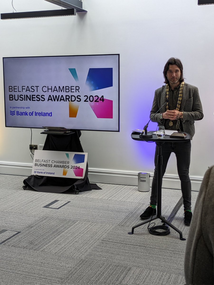 At the beautiful Custom House for the launch of the 2024 @BelfastChamber #BelfastBusinessAwards