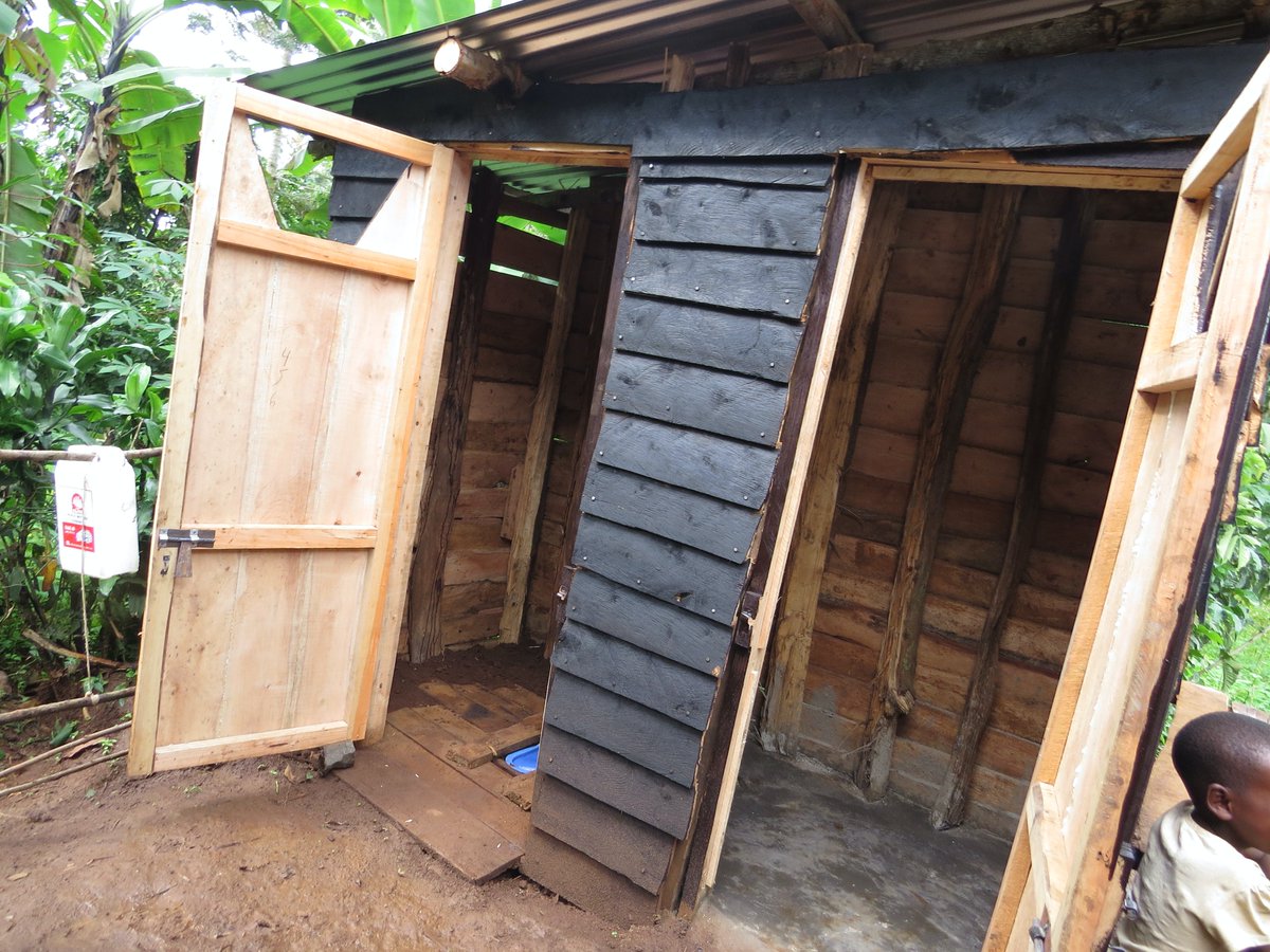 In @RusiziDistrict 10 families of our beneficiary households made up of single mothers and child headed-households, located in #GihundweSector with poor and risky latrines received @Sfrwanda1 construction material support and its one of the efforts to promote domestic hygiene