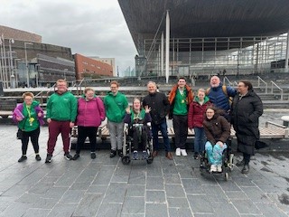 Our Student Union Board visited @seneddwales in Cardiff last week; continuing our Welsh Month activities. We even met ITV news presenter Jonathon Hill and had a photo! #DerwenCollege #SpecialistCollege #SEND #Derwen #APlaceOfPossibility