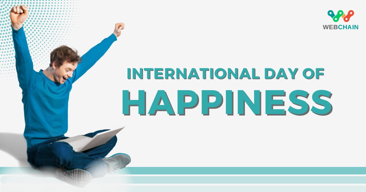 Today, as we celebrate the International Day of Happiness, embrace the power of positivity and sprinkle a little bit of #happiness wherever you go.

And, of course, let's hope your day is free from any 404 errors! 😀 

#InternationalDayOfHappiness #happinessday #webchainromania