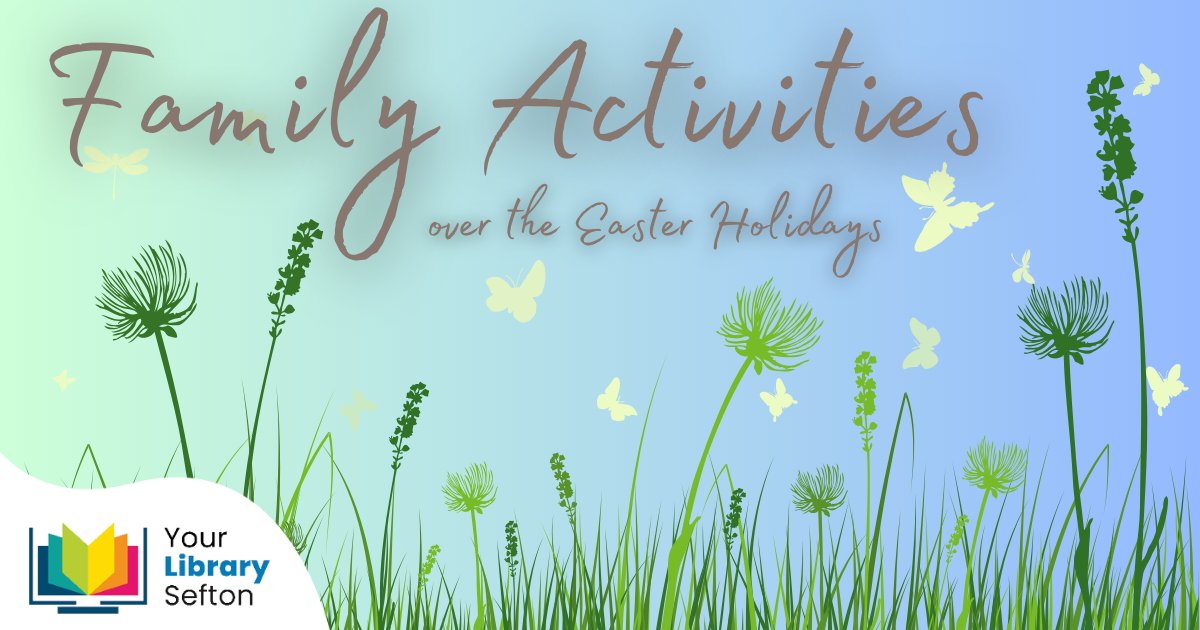 Our April events and activities list is now up on the website! This includes the dates for the craft sessions and games sessions that are on at libraries over the Easter break. 🐣🐇🐑 For more info, get in touch with the relevant libraries. sefton.gov.uk/childrens-serv…