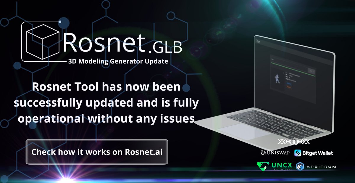 We would like to inform you that over the weekend, we have been working on updating our 3D modeling tool and implementing anti-spam protection🔋 We are pleased to announce that the tool has now been successfully updated and is fully operational without any issues🔌 #Arbitrum