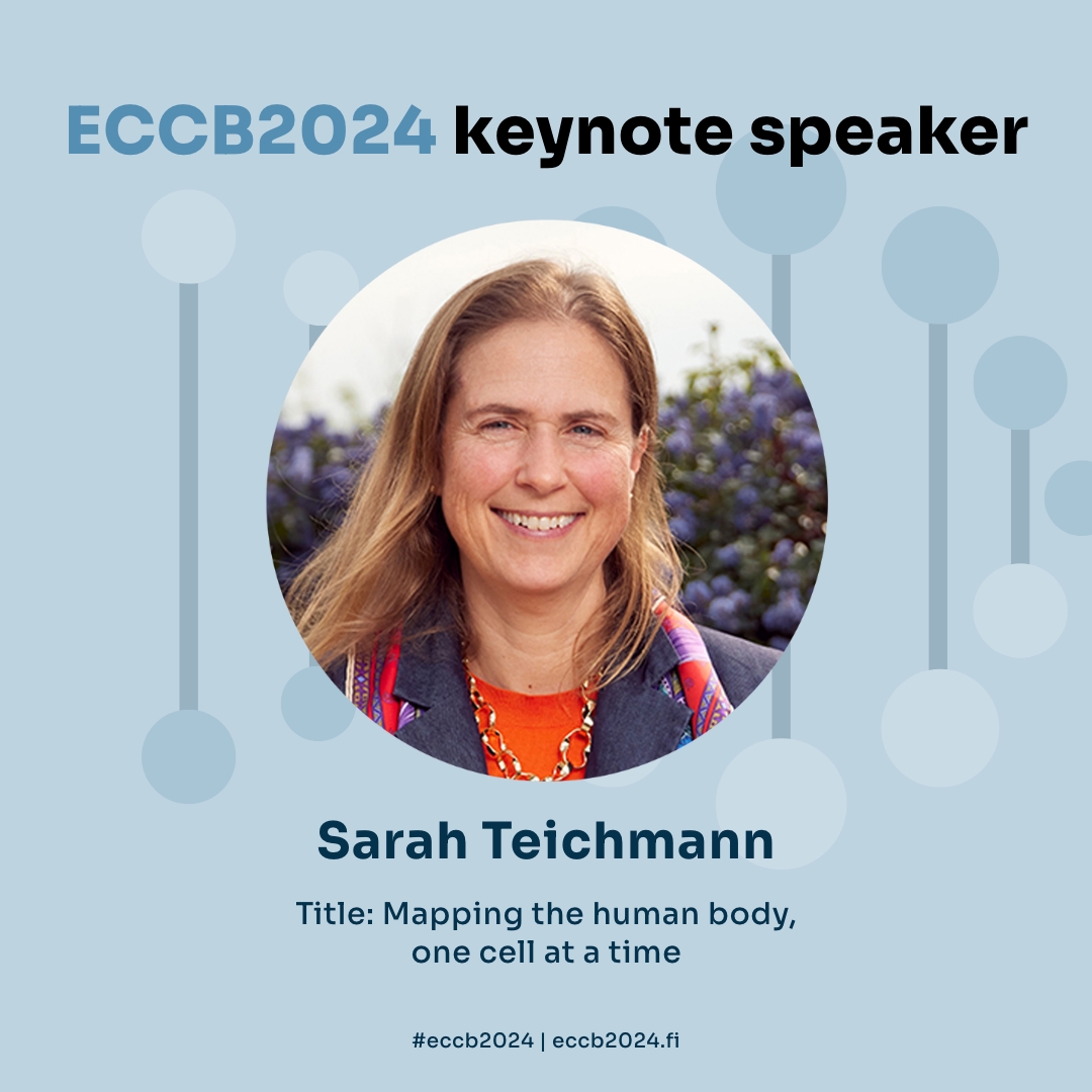 🌟New #ECCB2024 newsletter introduces keynote speaker Prof. Sarah Teichmann, Head of Cellular Genetics @sangerinstitute @teichlab. “I want to celebrate how computation and data science is at the heart of modern biology,' Prof. Teichmann says. Read more👉 eccb2024.fi/newsletter-no-…