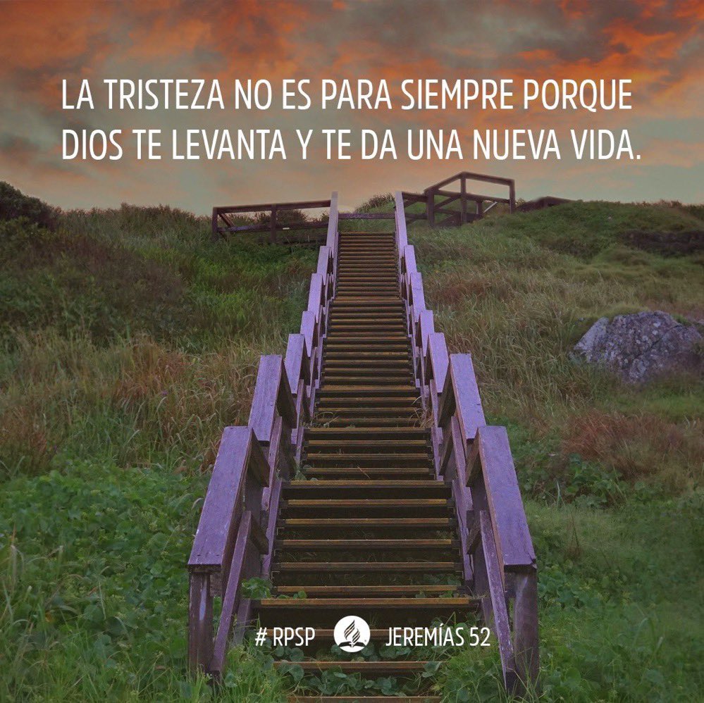 Jeremias 52

🔊Hoy terminamos de leer el libro de Jeremias, quién se mantuvo FIEL en medio de un pueblo desobediente.

🔊Dios te ama y muy pronto llegará el día que seremos liberados y podremos sentarnos a la mesa de Rey de reyes para siempre. 

#rpsp