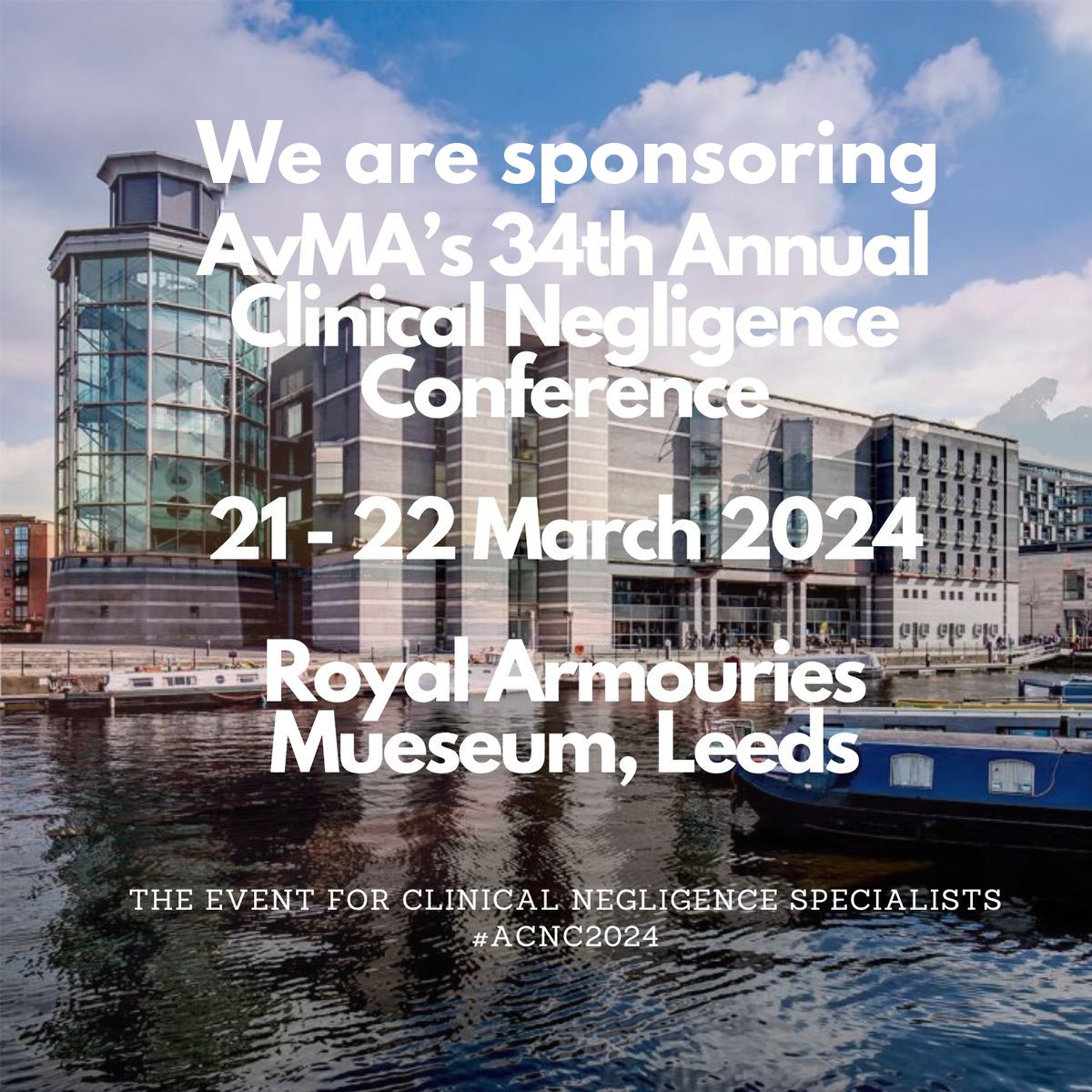 @blumeuk are heading to @royal_armouries tomorrow for the two day 34th @AvMAuk Annual Clinical Negligence Conference where we're proud to feature as one of this year’s mid-conference dinner sponsors for the event! #ACNC2024 #AvMA #ClinicalNegligence #MedicalNegligence