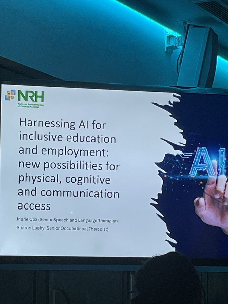 Mainstream AI tools central in enabling return to work for people post stroke by assisting with email generation based on prompts and facilitating note taking for meetings. Great work being done by the National Rehabilitation Hospital #aheadconference2024
