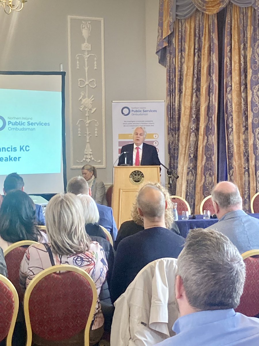 Sir Robert Francis tells <a href="/NIPSO_Comms/">Northern Ireland Public Services Ombudsman (NIPSO)</a> conference on patient safety that inquiries are there to find out what happened and what’s gone wrong.  Accountability is not about  “putting a head on a spike”  but more explaining what happened &amp; admitting when things go wrong.  <a href="/BBCNewsNI/">BBC News NI</a>