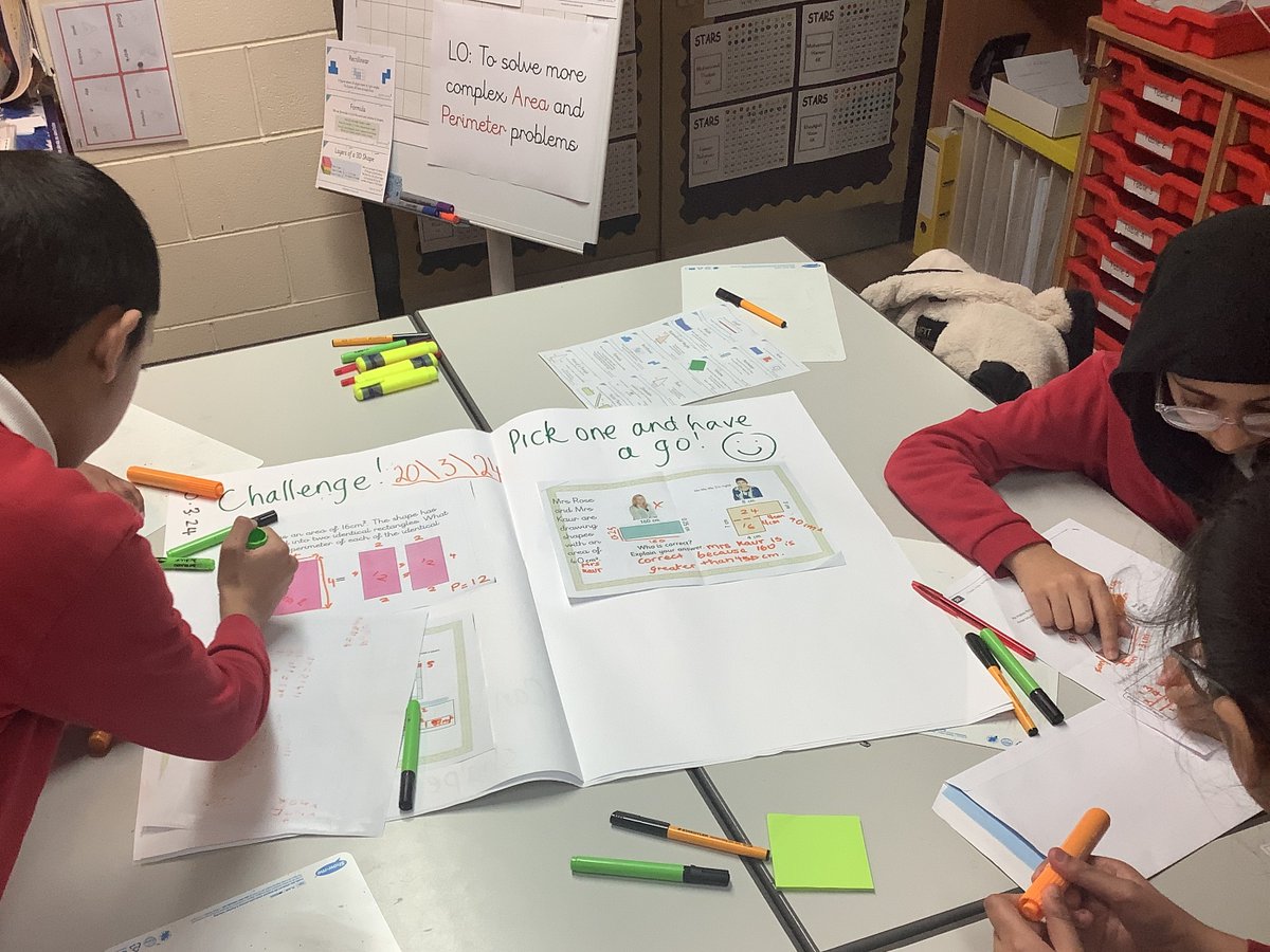 AngleseyP's tweet image. Yr6 solving some challenging maths problems this morning...Is Mrs Rose correct or Mrs Kaur? 😀 #DeeperUnderstanding #Resilience #Funlearning