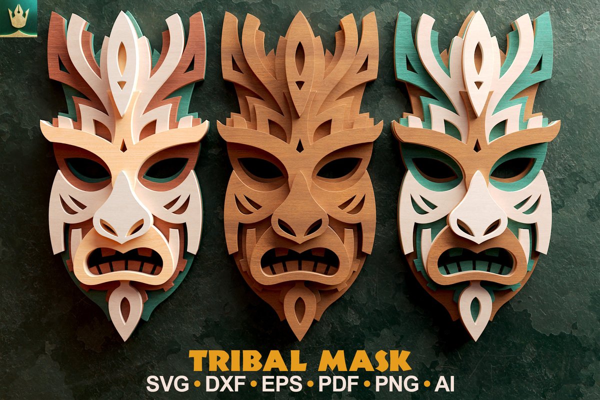 pixaroma's tweet photo. Tribal Mask 3D Layered Design #tribal #mask #tribalmask #design #3dlayered #cutfile #svg #hive
https://t.co/J2NVGNIgzr https://t.co/Ij0IHv4fet