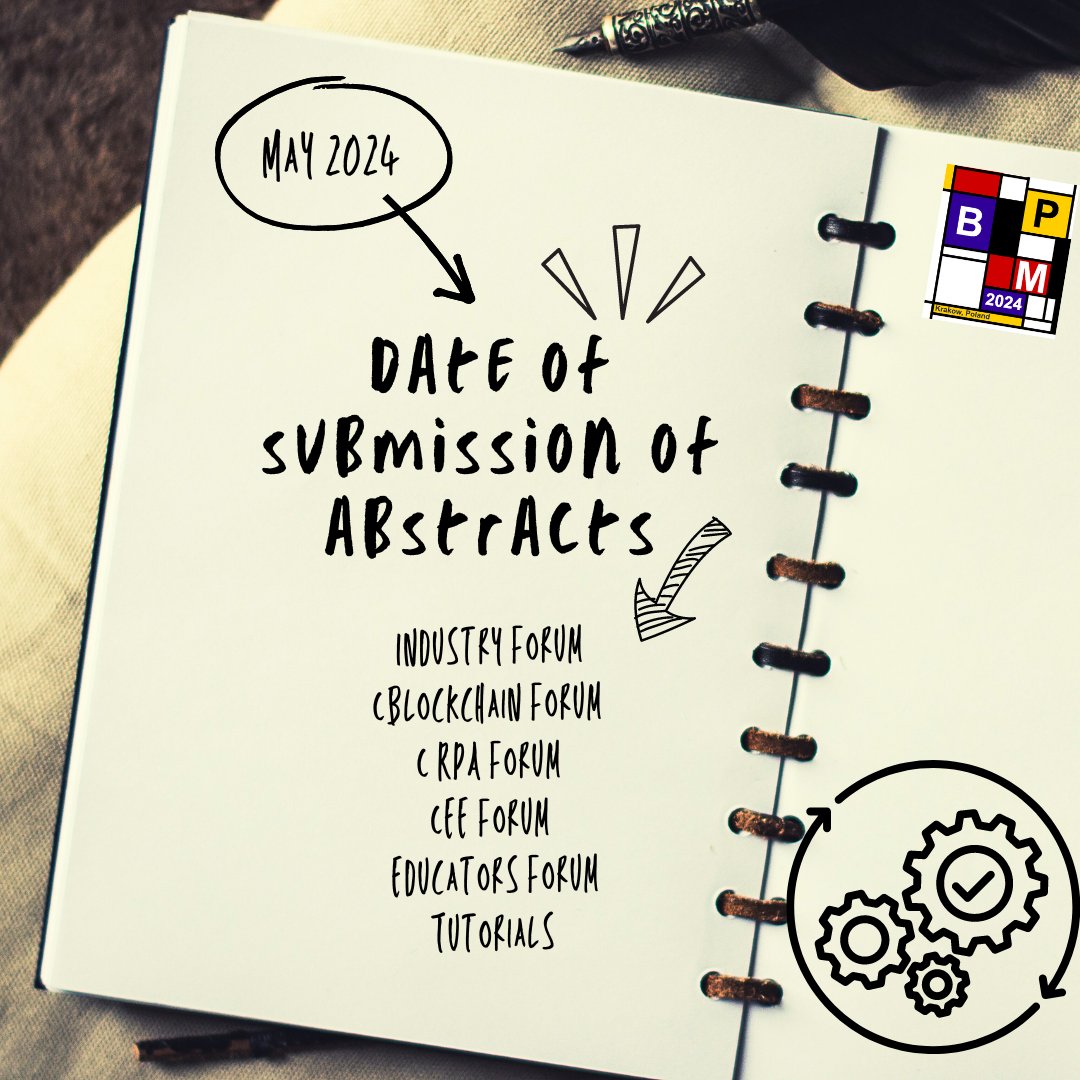 We're already halfway through March❗️ There's only a month and a half left to submit abstracts to most of our CALL FOR PAPERS. Don't hesitate, check out the opportunities now: bpm2024.agh.edu.pl/calls-and-date…