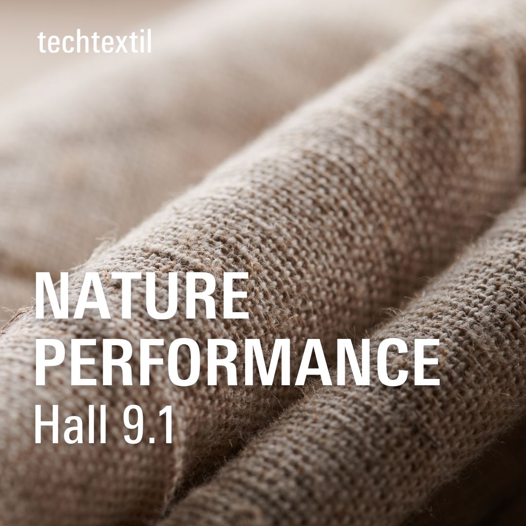 A special highlight at #Techtextil2024 is the “Nature Performance” area in Hall 9.1 in the Fibres & Yarns product segment. Exhibitors will present state-of-the-art alternative, recyclable and sustainable materials with future-proof functional properties.