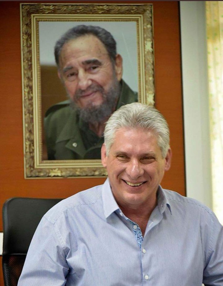 Por el pueblo cubano, nosotros nos tenemos que morir trabajando, así afirmó nuestro presidente @DiazCanelB. Por razones como ésta:👇 #YoSigoAMíPresidente 🇨🇺