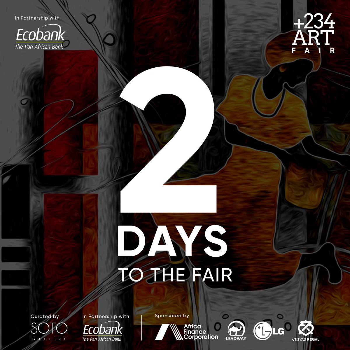 Just 2 days to the maiden edition of the +234 Art Fair, Lagos. Join us on an exhilarating journey into the world of art from a vibrant collective of budding and emerging talents - each one representing the pinnacle of their craft and taking us on a journey with their art. This…