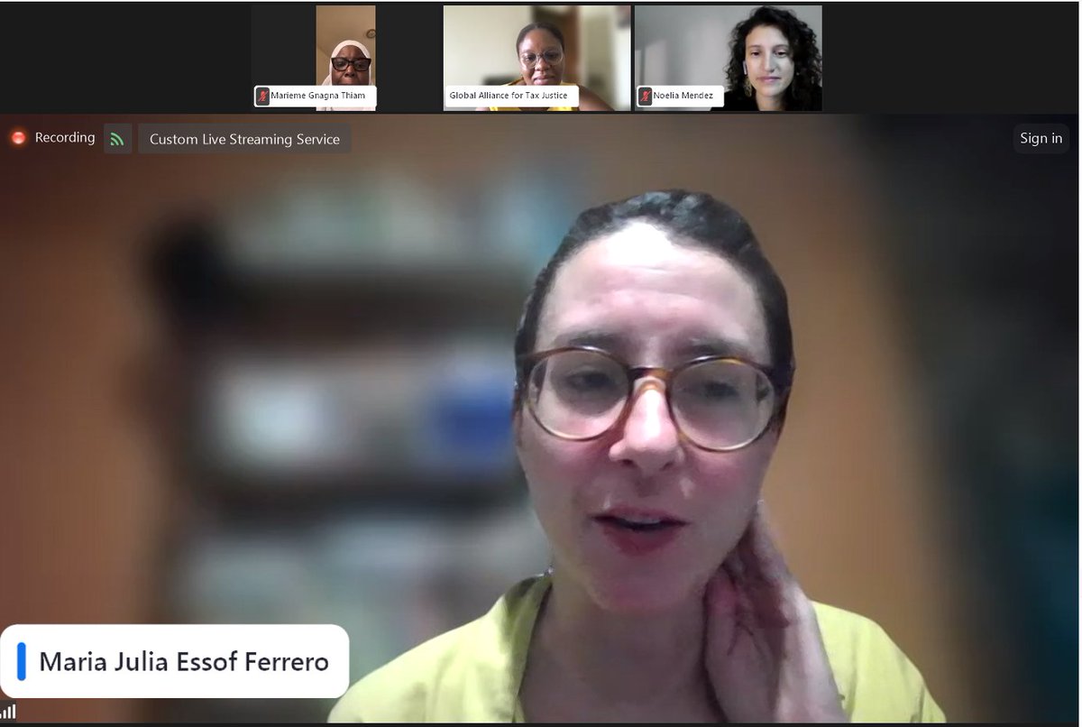 💡Emerging insights from Argentina👇🏾

🔴 We are LIVE with @majuelio from Friedrich-Ebert-Stiftung Argentina (FES), presenting the early findings of Argentina's case study on Financing for Care

Join us: bit.ly/GDOA24taxgende…

#MakeTaxesWorkForWomen #TaxFairly4Care #CSW68