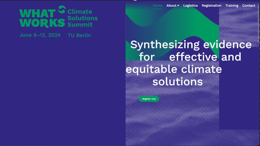 Registration open! @MCC_Berlin-hosted event “What Works #Climate Solutions Summit” (WWCS), 9-12 June, TU Berlin & video stream. Great opportunity for scientific exchange, policy dialogue, networking! News on content, keynote speakers, free trainings: 👇 mcc-berlin.net/en/news/events…
