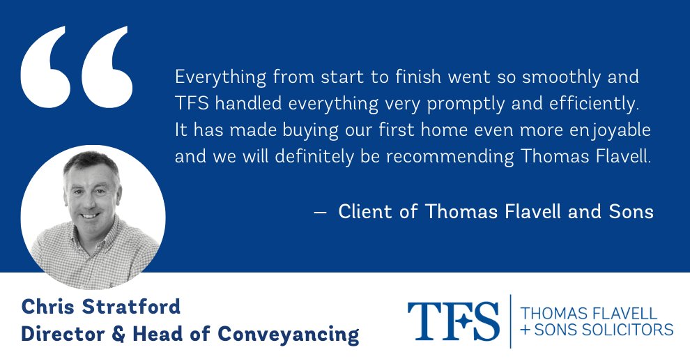 thomasflavells's tweet image. Here at Thomas Flavell and Sons, we ensure that you are guided through the entire conveyancing process with our utmost support and expertise.

Check out what these first-time buyers had to say about the service provided by our team.

#clienttestimonial #firsthouse #newhome