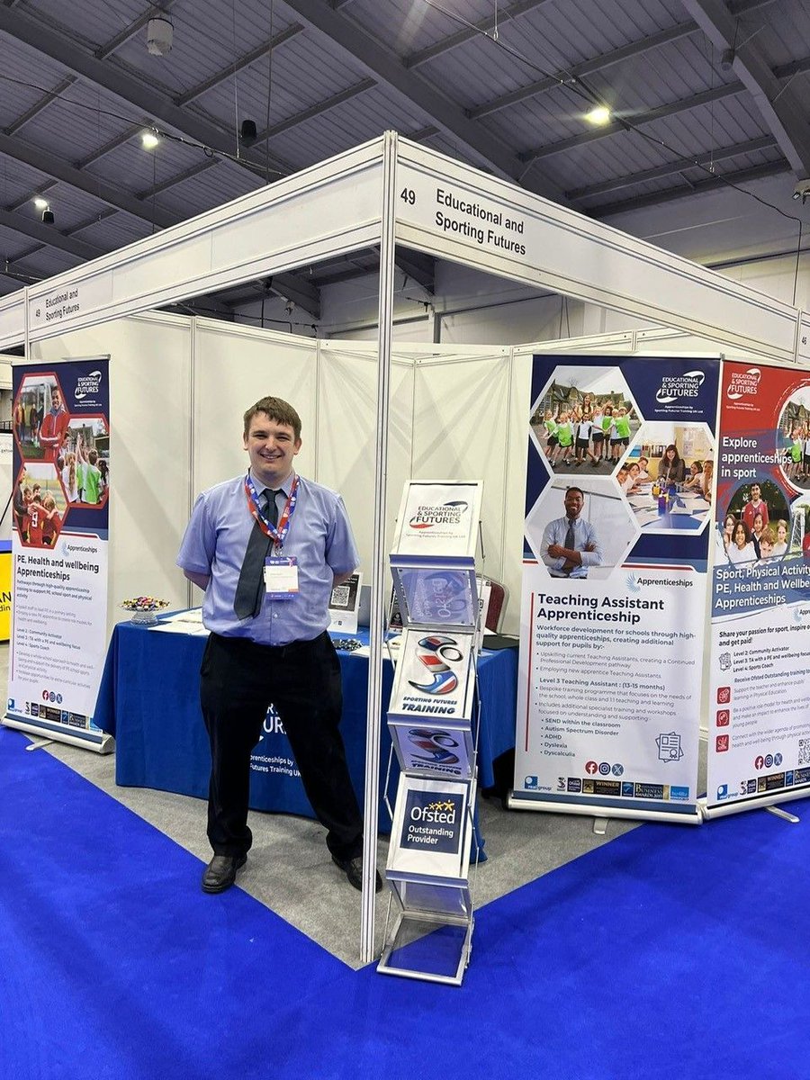 edusportfutures's tweet image. We&apos;re waiting to hello to everyone at #ystconference at @youthsporttrust 2024 
You&apos;ll find us at Stand 49 - come and ask us about alternative pathways for your learners through #apprenticeships #EducationalConference #SkillsForLife