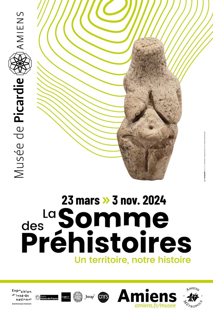 #IdeeDeSortie | Au Musée de Picardie , parcourez 670 000 ans à travers la Préhistoire et jusqu’à nos jours, dans l’exposition 'La Somme des Préhistoires'. (Re)découvrez les statuettes du site d’Amiens-Renancourt. 👉 amiens.fr/Vivre-a-Amiens… @AmiensMetropole @Prefet80