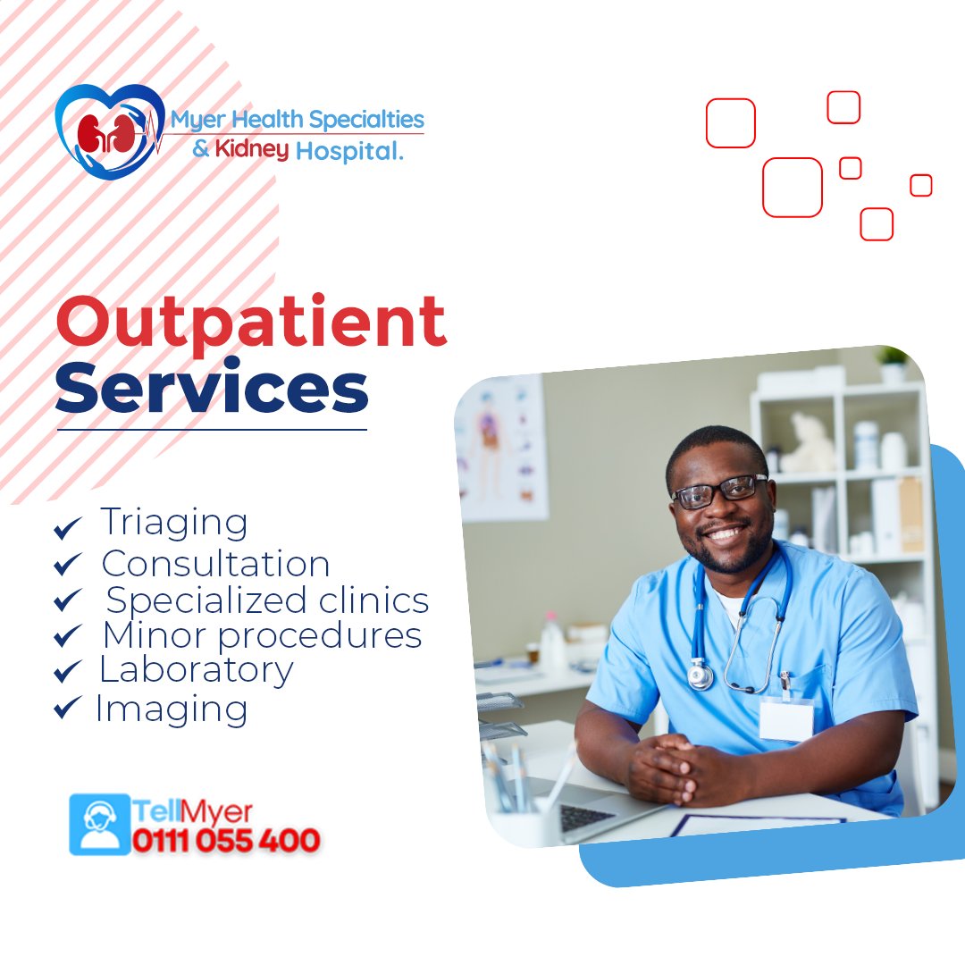 Experience quality care without the overnight stay! Our outpatient services offer convenient access to expert medical treatment, personalized attention, and rapid recovery. Get the care you need, when you need it, with our outpatient services.#OutpatientCare #ConvenientHealthcare