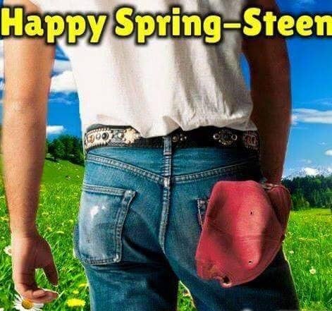 Happy first day of Spring!
Yeah I know I'm a day late, however I'm still tweeting this.
#SpringIsHere #Springsteen