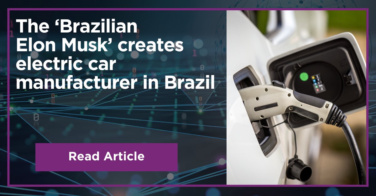 Entrepreneur Flávio Figueiredo Assis says he’s ready to make history by launching the first originally Brazilian electric car.

Full article :
intelligentcio.com/latam/2024/03/…