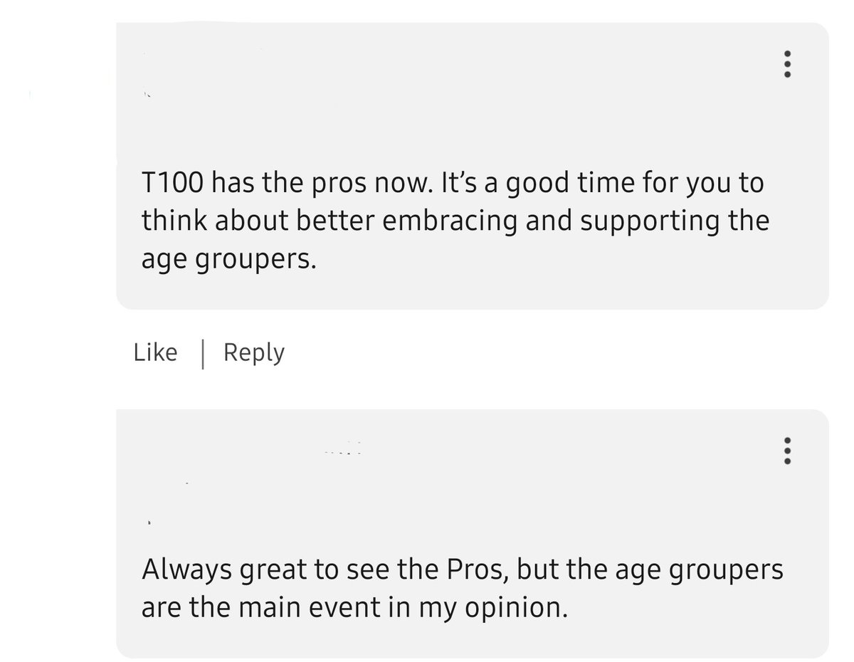 This is on a post promoting the @IRONMANtri PRO Series... 🫣