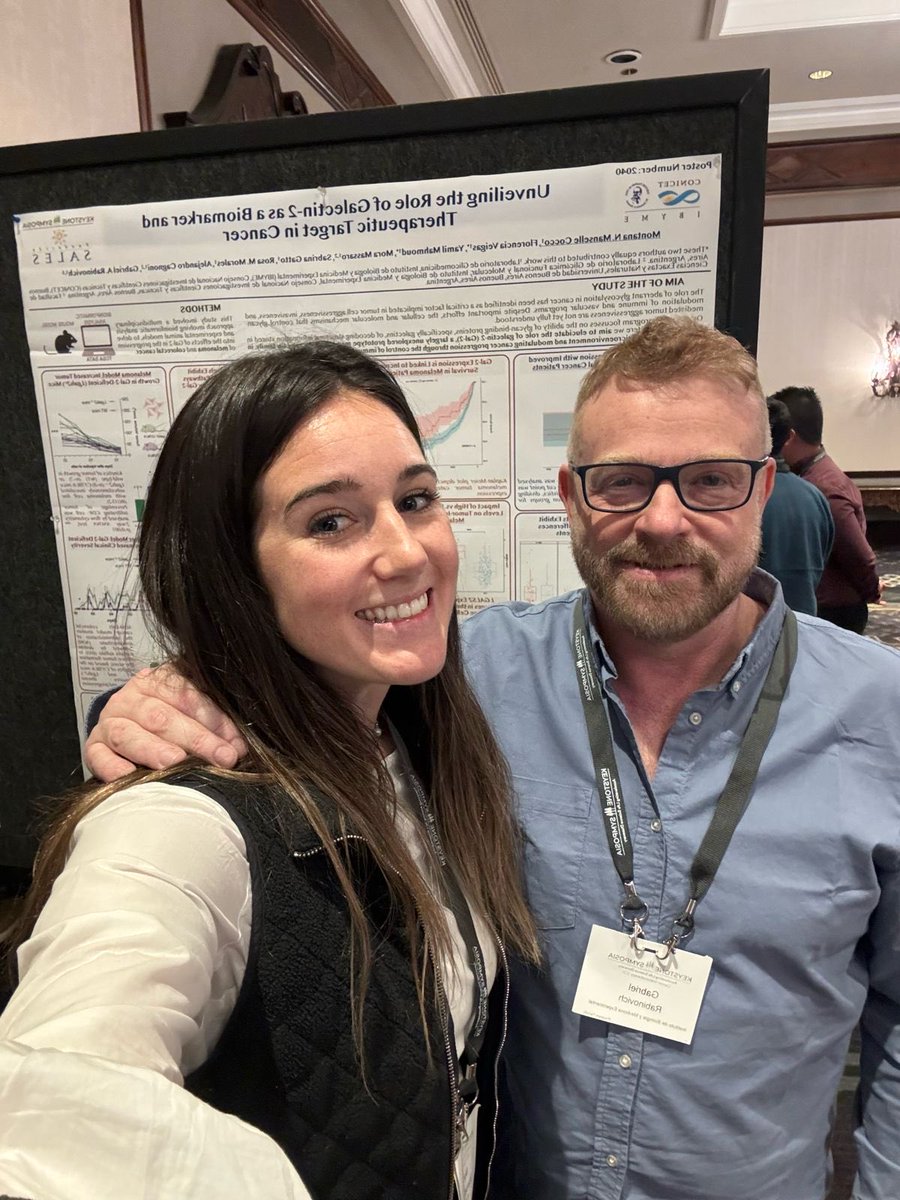 Very proad of my PhD student ⁦@MontanaManselle⁩ who presentes her great work on galectin-2 and tumor Immunity at ⁦@KeystoneSymp⁩ Canada