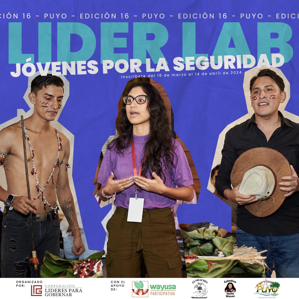 Inscríbete con una idea de proyecto o iniciativa en marcha que aporte a solventar la problemática de seguridad ciudadana en el cantón  Puyo y conviértete en uno de nuestros  40 becados.  
✅ Formulario de inscripción: forms.gle/ahczeR3HVEZLe7…