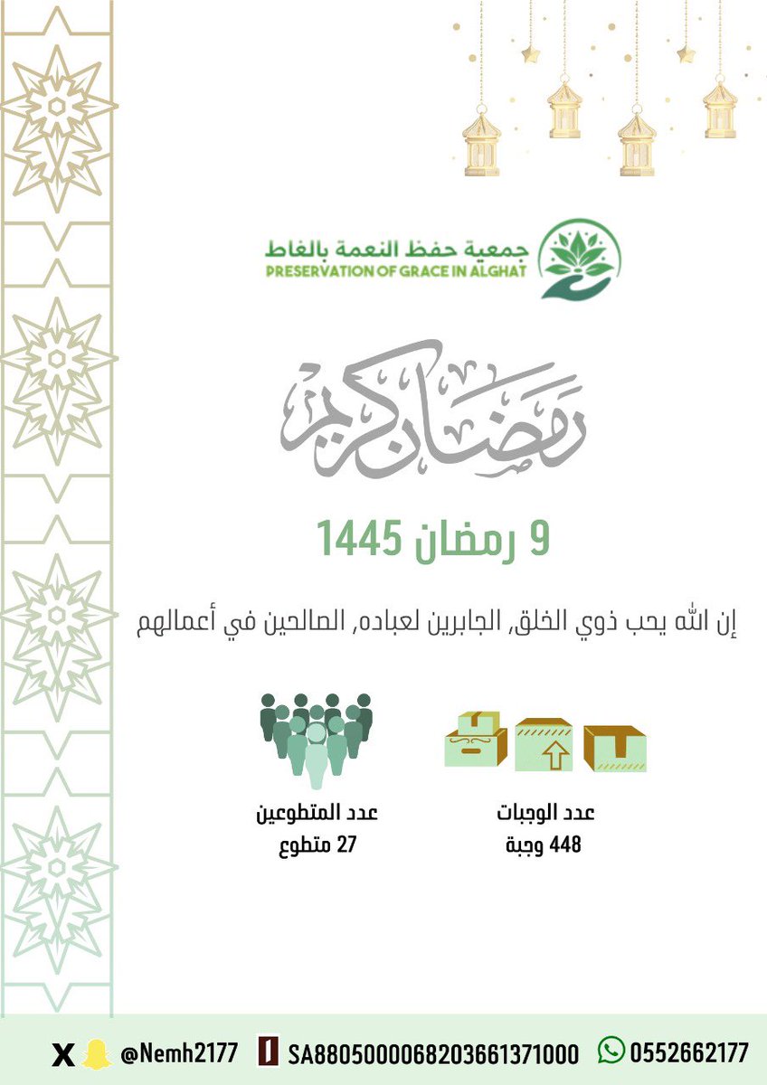 جمعية حفظ النعمة بالغاط tweet media