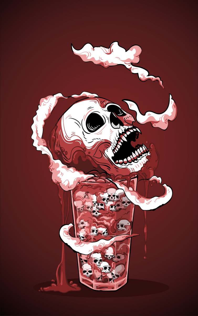 NNMHinn's tweet photo. Just a silly smoothie  #illustrationart https://t.co/Ic63IQmSe2