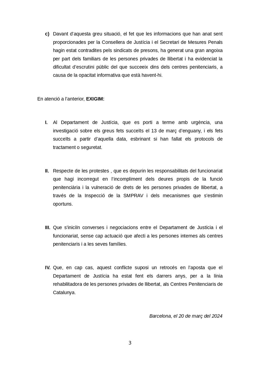 Observatori del Sistema Penal i els Drets Humans tweet media