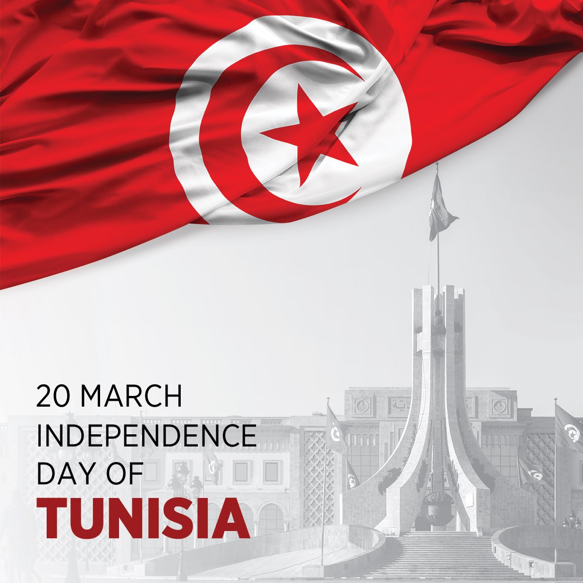 We congratulate the Independence Day of the friendly country Tunisia. 🇹🇳🇹🇷