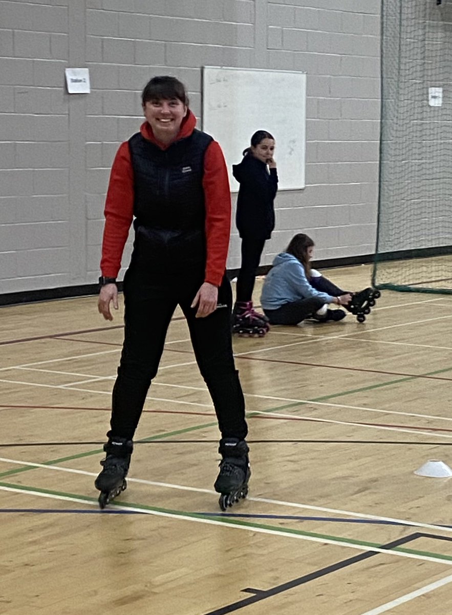 Great to see the adults getting involved in the sports with the kids too! 🛼 🌟@ASC_Steph