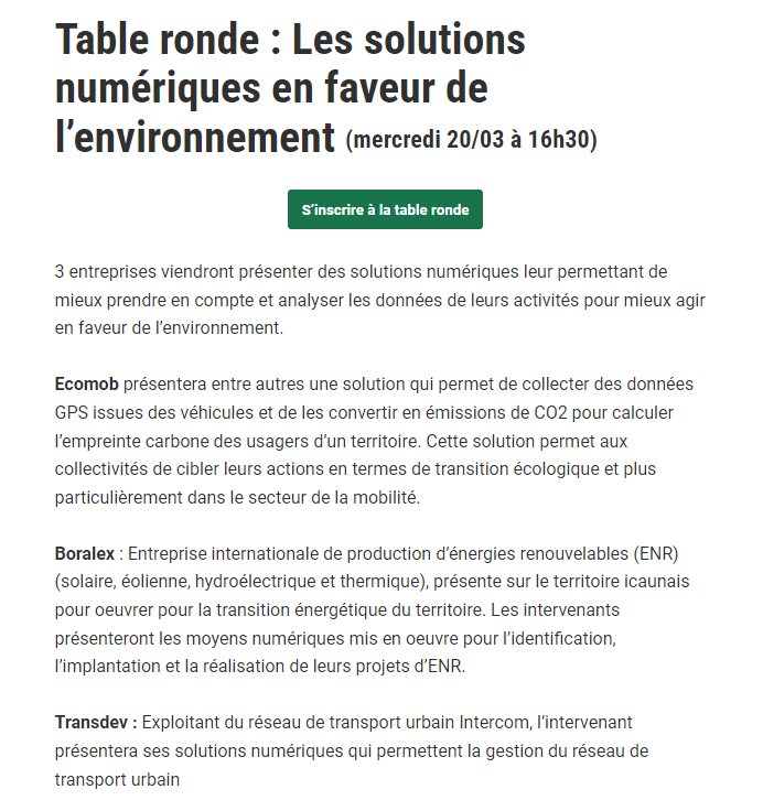 ECOMOB présent aujourd'hui au festival Arboresens - festivalarboresens.wordpress.com - Un festival pour concilier, faire cohabiter le domaine du numérique et celui de l’environnement organisé par @grandsenonais et <a href="/VilleSens/">Ville de Sens</a> avec le <a href="/shiftproject/">Shift</a> #mobilité #décarbonation #SmartCities